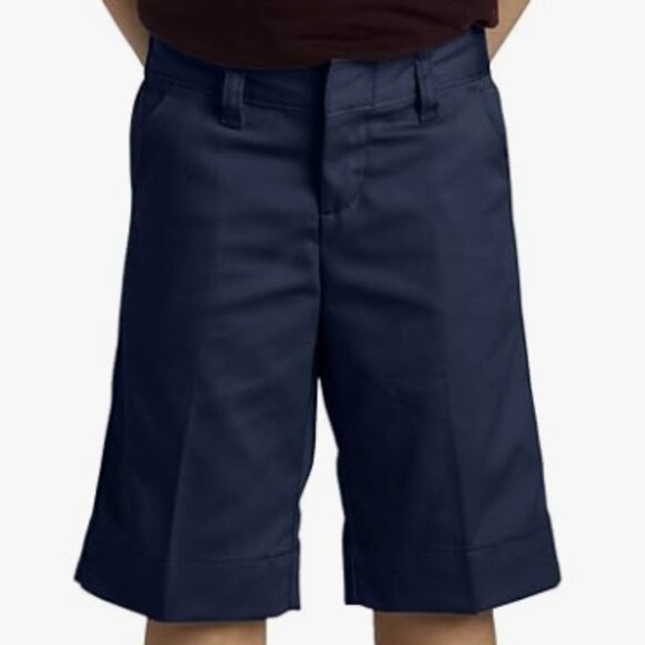 Dickies Girls' Uniform Stretch Bermuda Short - KR3314 - Dark Navy - Picture 1 of 2
